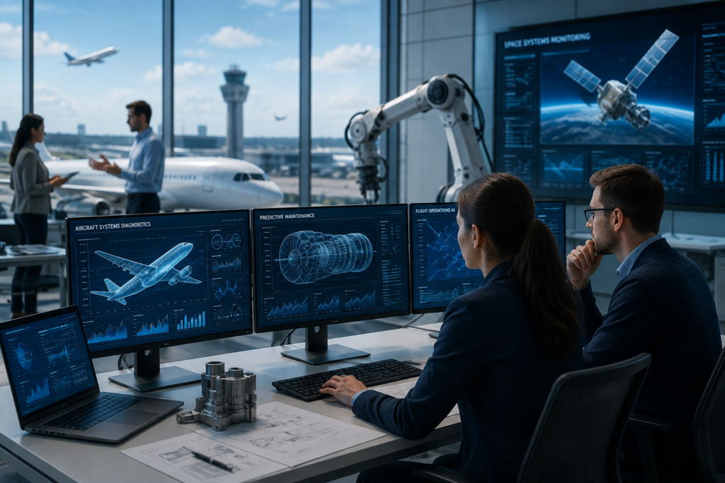 AI in Aerospace and Aviation professionals working with aircraft systems, autonomous technology, and aerospace data
