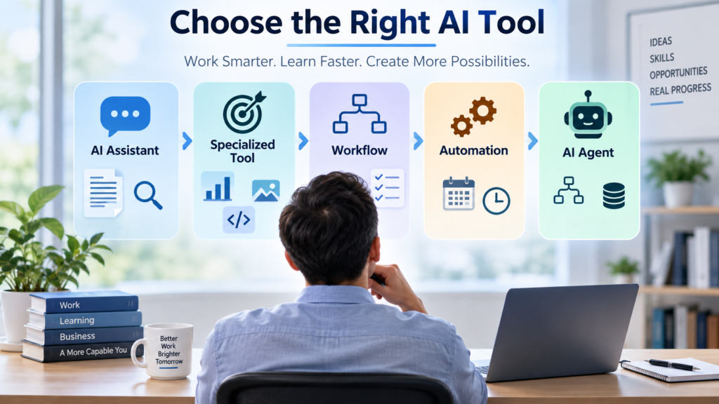 Choose AI tools for work, learning and business using an AI tool decision framework